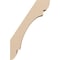 Ekena Millwork 3-inch W x 8-inch D x 12-inch H Olympic Rough Cedar Woodgrain TimberThane Knee Brace, Primed BRCUR03X08X12OLYRCPR - alternate 5